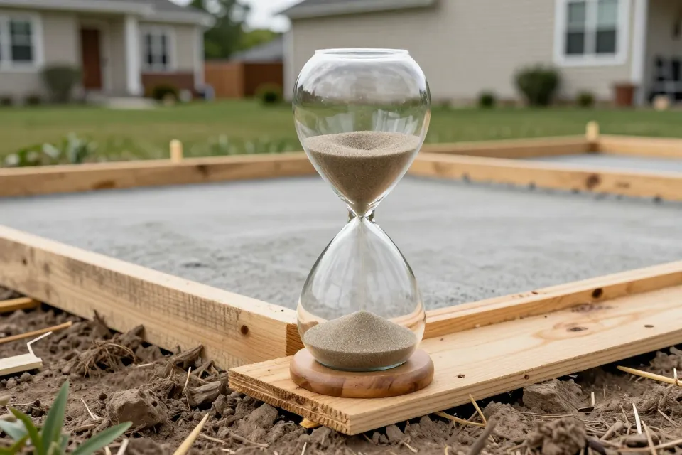 What happens if you strip forms within hours of pouring?
