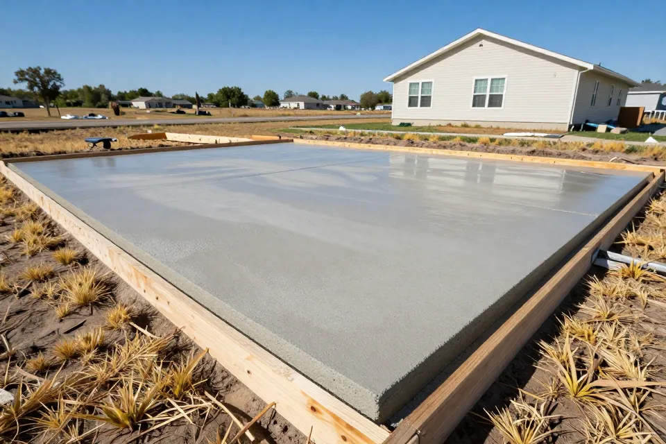On a hot, dry day, fresh concrete needs…