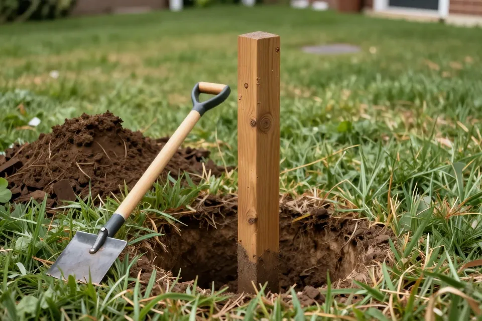 Which bag at Lowe's works best for setting a fence post?