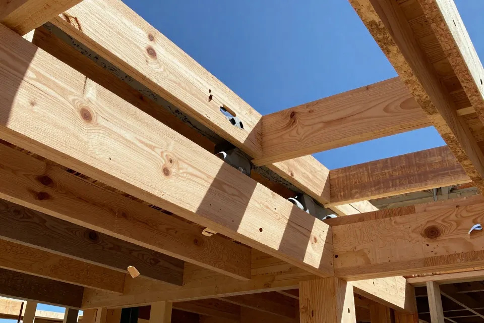 On a concrete job site, which safety item protects your head from falling objects?