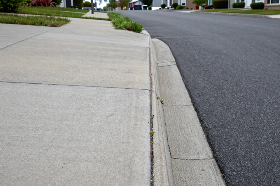 What is the standard width of a single-car concrete driveway?