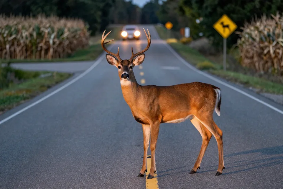 Deer on the Road: How to Avoid a Collision