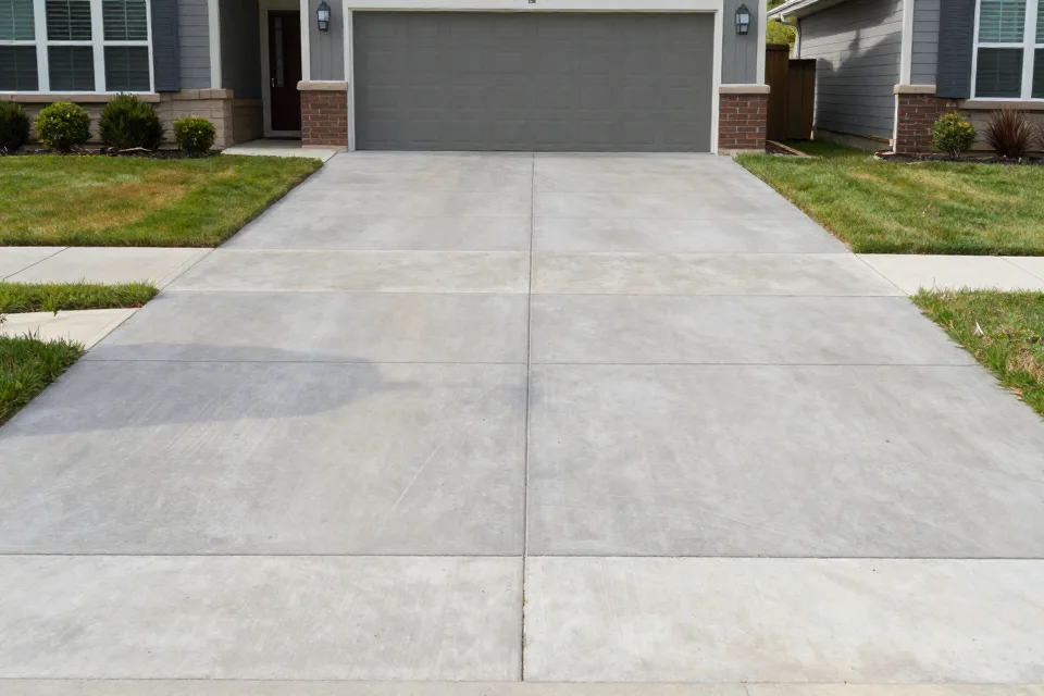 The most common driveway crack is thin and shallow. It is called a: