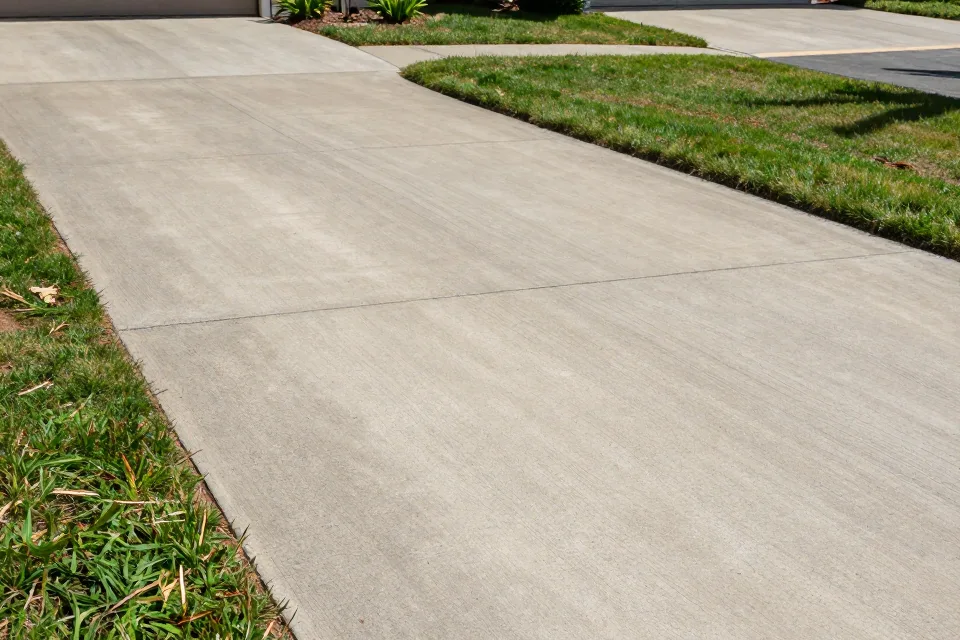 A low spot where water pools after rain is a sign of: