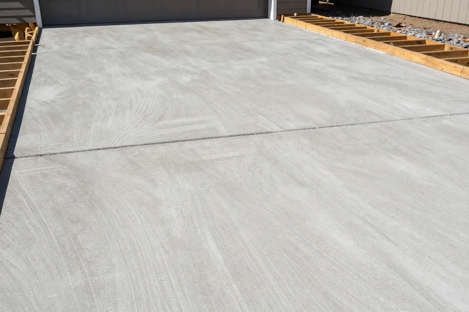 Too much water in the original concrete mix often leads to: