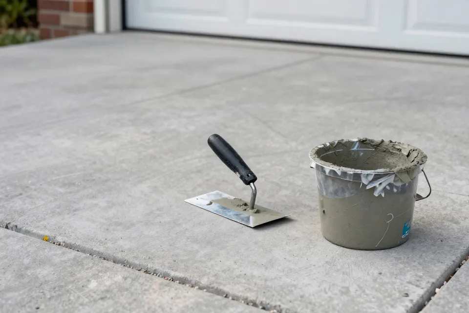 A 25-year-old driveway with many wide cracks is a candidate for: