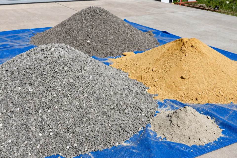 In everyday speech, people say "cement." Technically, what is your driveway made of?